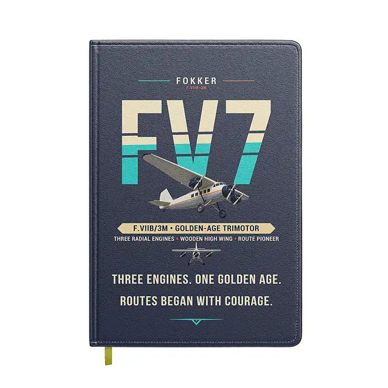 Fokker F.VIIb-3m - Original - Notebook - Navy Blue