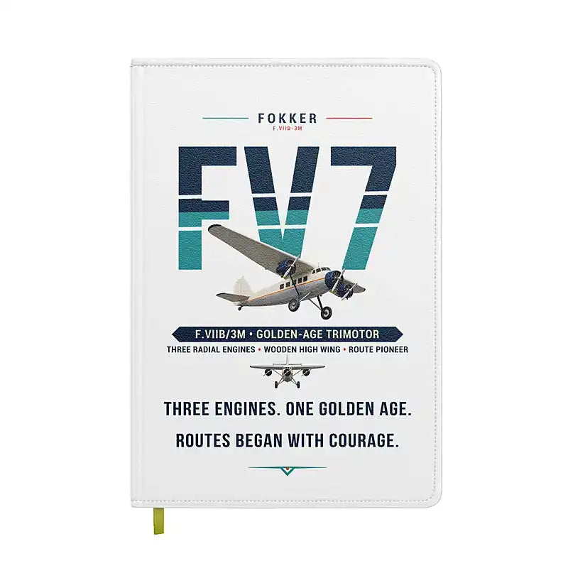 Fokker F.VIIb-3m - Original - Notebook - White