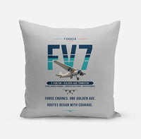 Thumbnail for Fokker F.VIIb-3m - Original - Pillow - Light Gray