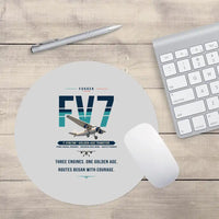 Thumbnail for Fokker F.VIIb-3m - Original - Round Mouse Pad - Light Gray