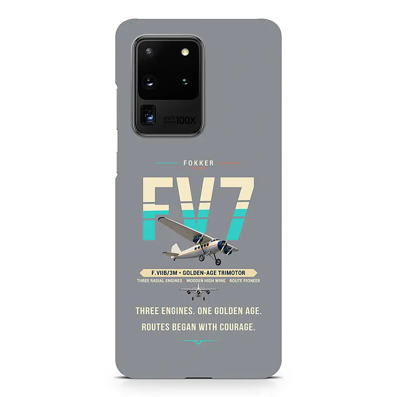 Fokker F.VIIb-3m - Original - Samsung Case - Gray