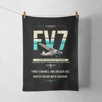 Thumbnail for Fokker F.VIIb-3m - Original - Towel - Black