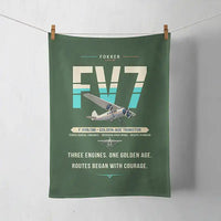 Thumbnail for Fokker F.VIIb-3m - Original - Towel - Dark Green