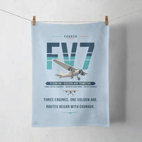 Thumbnail for Fokker F.VIIb-3m - Original - Towel - Light Blue