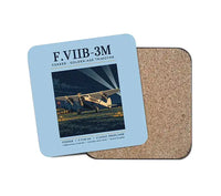 Thumbnail for Fokker F.VIIb-3m - Poster - Coaster - Light Blue