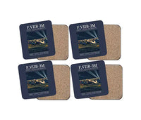 Thumbnail for Fokker F.VIIb-3m - Poster - Coaster Set - Navy Blue