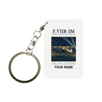 Thumbnail for Fokker F.VIIb-3m - Poster + Name - Key Chain - White