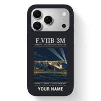 Thumbnail for Fokker F.VIIb-3m - Poster + Name - MagSafe iPhone 17 Pro - Black