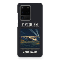 Thumbnail for Fokker F.VIIb-3m - Poster + Name - Samsung Case - Black