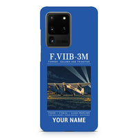 Thumbnail for Fokker F.VIIb-3m - Poster + Name - Samsung Case - Blue