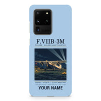 Thumbnail for Fokker F.VIIb-3m - Poster + Name - Samsung Case - Light Blue