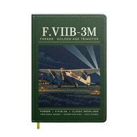 Thumbnail for Fokker F.VIIb-3m - Poster - Notebook - Dark Green