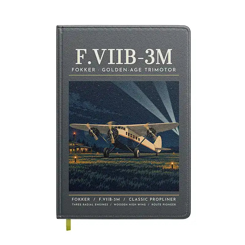 Fokker F.VIIb-3m - Poster - Notebook - Gray