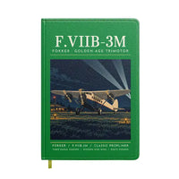 Thumbnail for Fokker F.VIIb-3m - Poster - Notebook - Green