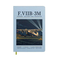 Thumbnail for Fokker F.VIIb-3m - Poster - Notebook - Light Blue