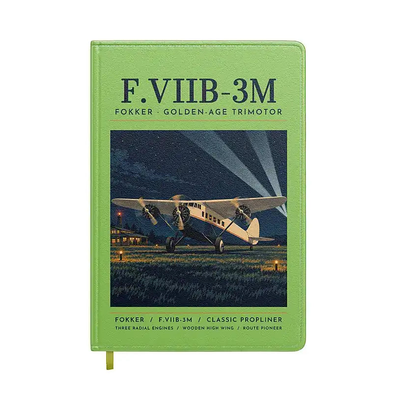 Fokker F.VIIb-3m - Poster - Notebook - Light Green