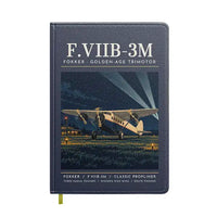 Thumbnail for Fokker F.VIIb-3m - Poster - Notebook - Navy Blue