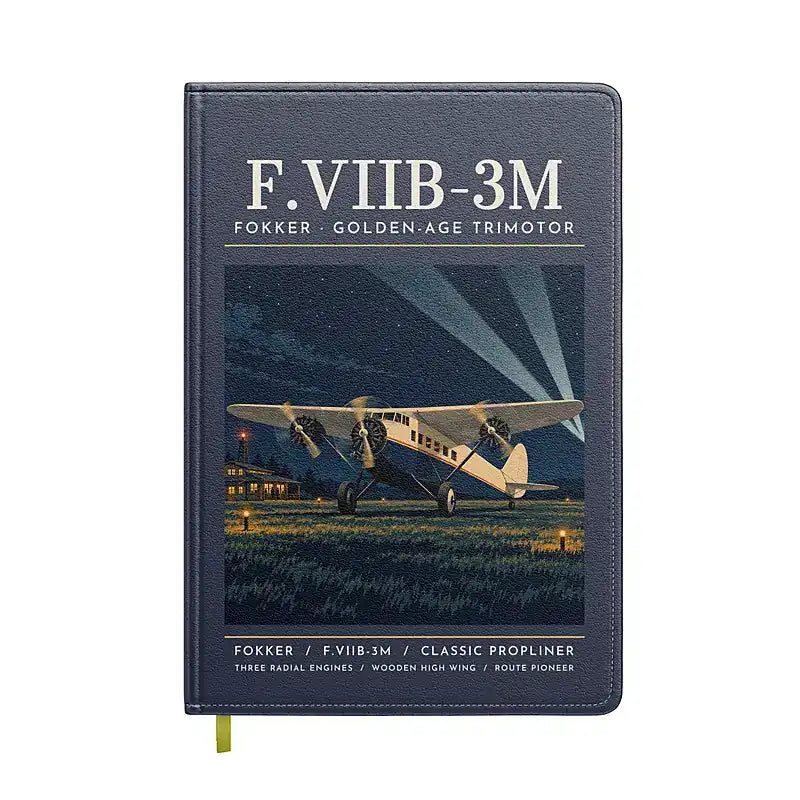 Fokker F.VIIb-3m - Poster - Notebook - Navy Blue