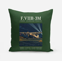 Thumbnail for Fokker F.VIIb-3m - Poster - Pillow - Dark Green