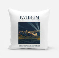 Thumbnail for Fokker F.VIIb-3m - Poster - Pillow - White