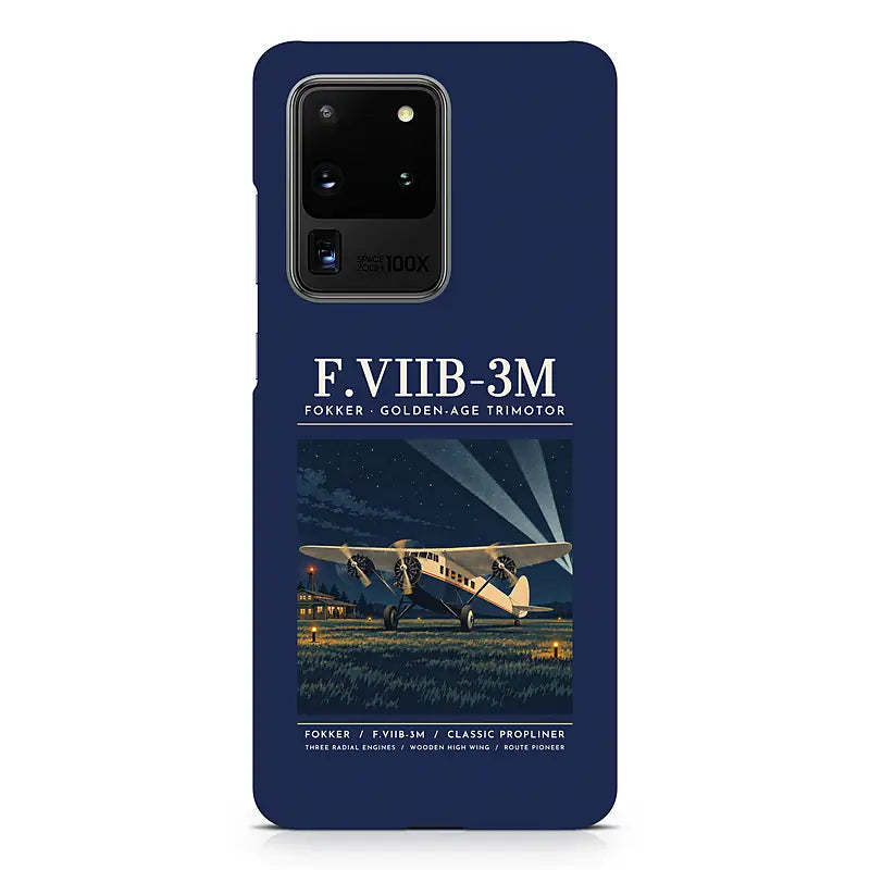 Fokker F.VIIb-3m - Poster - Samsung Case - Navy Blue