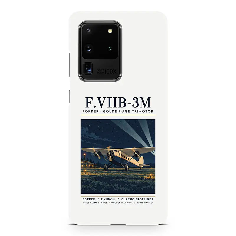Fokker F.VIIb-3m - Poster - Samsung Case - White