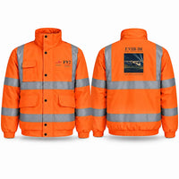 Thumbnail for Fokker F.VIIb-3m Reflective Winter Jackets - Poster - Orange