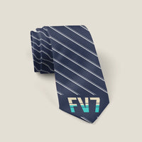 Thumbnail for Fokker F.VIIb-3m - Stripe - Tie - Navy Blue