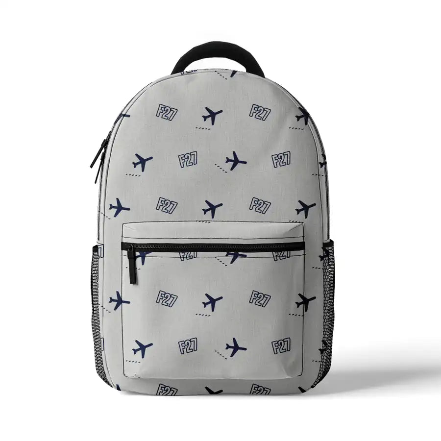 Fokker F27 Mark 500 Friendship - 3D Backpack - 3D Pattern - White