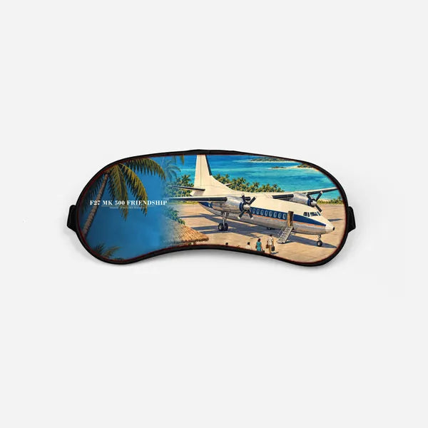Fokker F27 Mark 500 Friendship - 3D - Sleep Mask - Full Print