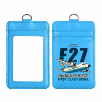 Thumbnail for Fokker F27 Mark 500 Friendship - Cartoon - ID Card Holder - Blue