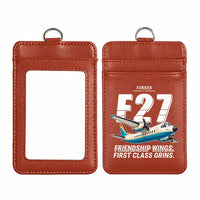 Thumbnail for Fokker F27 Mark 500 Friendship - Cartoon - ID Card Holder - Light Brown
