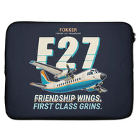 Thumbnail for Fokker F27 Mark 500 Friendship - Cartoon - Laptop Sleeve