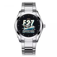 Thumbnail for Fokker F27 Mark 500 Friendship - Cartoon - Stainless Steel Band - For Men