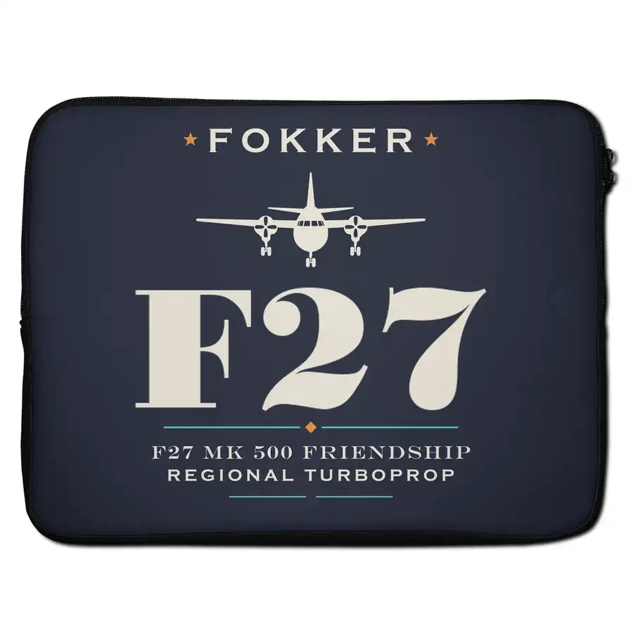 Fokker F27 Mark 500 Friendship - Heritage - Laptop Sleeve
