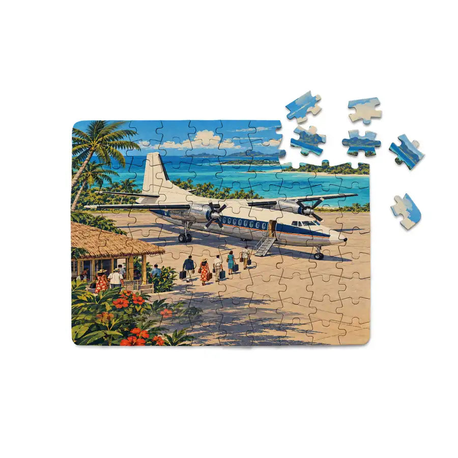 Fokker F27 Mark 500 Friendship - Horizontal - Canvas Puzzle