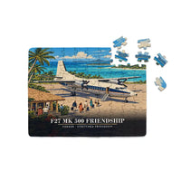 Thumbnail for Fokker F27 Mark 500 Friendship - Horizontal + Text - Canvas Puzzle