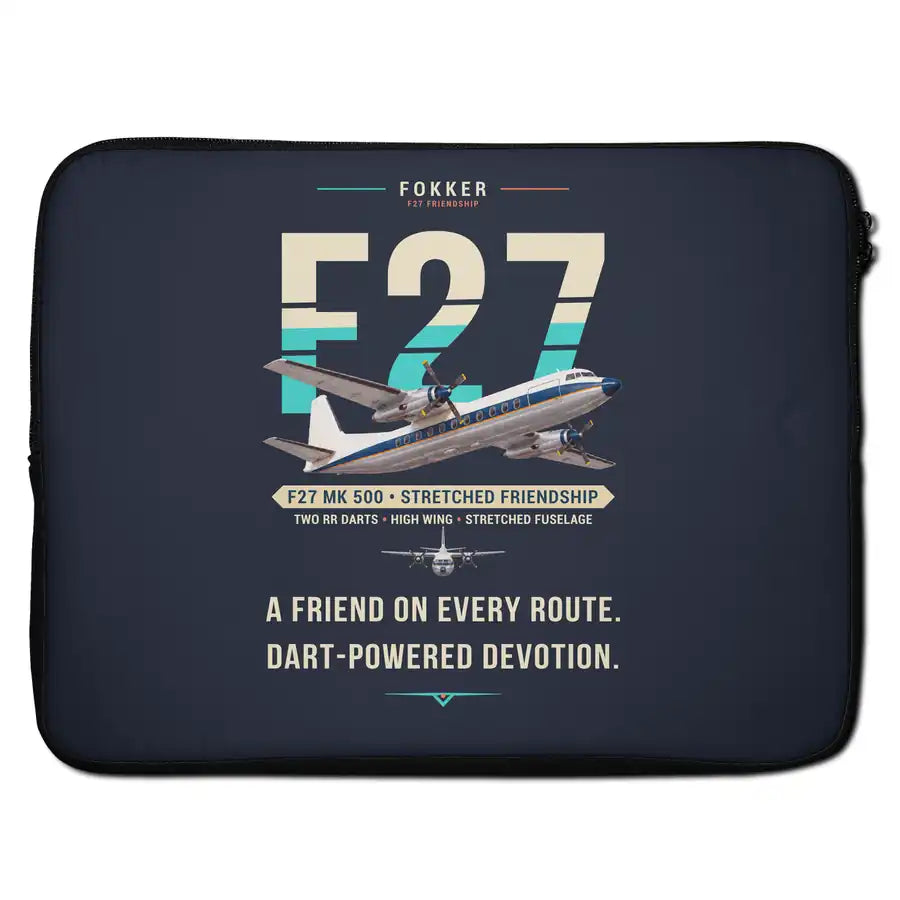 Fokker F27 Mark 500 Friendship - Original - Laptop Sleeve
