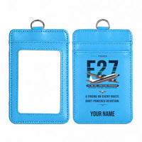 Thumbnail for Fokker F27 Mark 500 Friendship - Original - ID Card Holder - Blue + Name