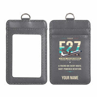Thumbnail for Fokker F27 Mark 500 Friendship - Original - ID Card Holder - Gray + Name