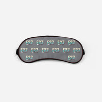 Thumbnail for Fokker F27 Mark 500 Friendship - Original Pattern - Sleep Mask - Gray