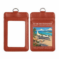 Thumbnail for Fokker F27 Mark 500 Friendship - Poster - ID Card Holder - Light Brown