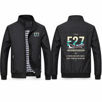Thumbnail for Fokker F27 Mark 500 Friendship Stylish Jackets - Stand Collar - Original - Black
