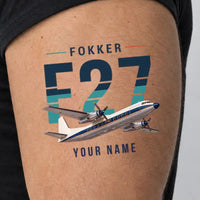 Thumbnail for Fokker F27 Mark 500 Friendship - Tattoo - Original + Name - Man