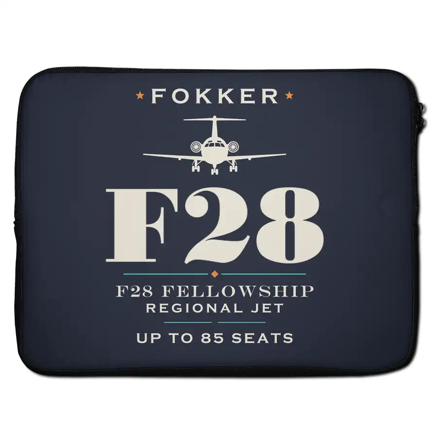 Fokker F28 Mark 4000 Fellowship - Heritage - Laptop Sleeve