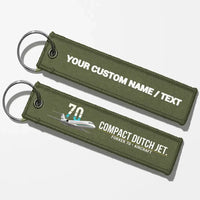 Thumbnail for Fokker 70 Aviator Key Chains - Green Army - Personalized