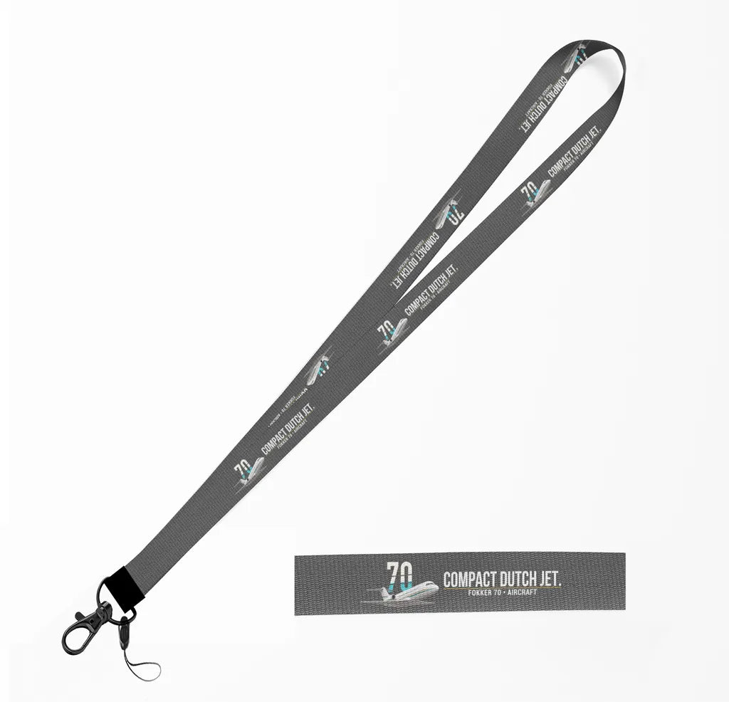 Fokker 70 lanyard - gray