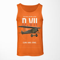 Thumbnail for Fokker D.VII design on orange tank top