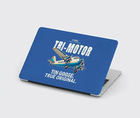 Thumbnail for Ford 5-AT Tri-Motor - Cartoon - MacBook Case - Blue