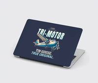Thumbnail for Ford 5-AT Tri-Motor - Cartoon - MacBook Case - Navy Blue